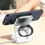 Qi2 3in1ワイヤレス充電器 Apple watch &Air Pods充電充電可能 ワイヤレス充電 スタンド機能 PD15W 快速充電器 magsafe充電器 IPC09252024040 - 画像 (6)