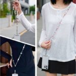 ストラップシート付属  紐  肩掛け  ストラップホルダー  携帯ストラップ ショルダーストラップ 携帯ショルダー 全2色 SKU:IPC09252024044 - 画像 (6)