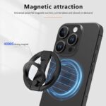 マグネット式 スマホ スタンド Magsafe対応アクセサリー 折り畳式 マグネット式 スマートフォン リングホルダー 全3色 SKU:IPC09252024056 - Image 5