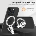 マグネット式 スマホ スタンド Magsafe対応アクセサリー 折り畳式 マグネット式 スマートフォン リングホルダー 全3色 SKU:IPC09252024056 - Image 13