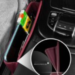 運転席用/助手席用 PU皮革 カーシート隙間収納ボックス   車用サイド収納ボックス カー用品 PUレザー車シート収納ポケットサイド [単個] 全3色 SKU:IPC09272024063 - Image 4