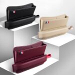 運転席用/助手席用 PU皮革 カーシート隙間収納ボックス   車用サイド収納ボックス カー用品 PUレザー車シート収納ポケットサイド [単個] 全3色 SKU:IPC09272024063 - Image 3