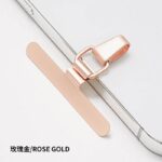 ステンレス製 0.3mm薄型 スマホストラップ用 背面 シールパッド  ネックストラップ ストラップホルダー アクセサリー Black/Silver/Gold  全3色 SKU:IPC10092024001 - Image 8