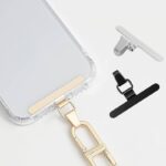 ステンレス製 0.3mm薄型 スマホストラップ用 背面 シールパッド  ネックストラップ ストラップホルダー アクセサリー Black/Silver/Gold  全3色 SKU:IPC10092024001 - Image 7