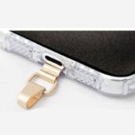 ステンレス製 0.3mm薄型 スマホストラップ用 背面 シールパッド  ネックストラップ ストラップホルダー アクセサリー Black/Silver/Gold  全3色 SKU:IPC10092024001 - Image 2