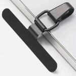 ステンレス製 0.3mm薄型 スマホストラップ用 背面 シールパッド  ネックストラップ ストラップホルダー アクセサリー Black/Silver/Gold  全3色 SKU:IPC10092024001