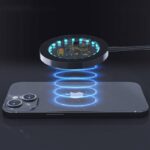 PD15W 快速充電器 ワイヤレスチャージャーLEDライト付き ワイヤレス充電器 iPhone充電器 type- C 装着のままでも充電可能  全2色 SKU:IPC10092024008 - Image 10