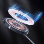 PD15W 快速充電器 ワイヤレスチャージャーLEDライト付き ワイヤレス充電器 iPhone充電器 type- C 装着のままでも充電可能  全2色 SKU:IPC10092024008 - Image 8