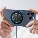 PD15W 快速充電器 ワイヤレスチャージャーLEDライト付き ワイヤレス充電器 iPhone充電器 type- C 装着のままでも充電可能  全2色 SKU:IPC10092024008 - Image 5