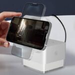 3in1ワイヤレス充電器 Apple watch &Air Pods充電可能 ワイヤレス充電 スタンド機能 PD15W 快速充電器 magsafe充電器 全2色 SKU:IPC10092024010 - Image 5