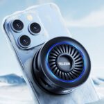 磁気式 スマホ散熱器  TELESIN スマホ冷却ファン 15Wワイヤレス充電器 タブレット 冷却ファン iPhone/iPad 冷却  半導体 Magsafe スマホ散熱器 携帯クーラー SKU:IPC10092024011 - Image 9