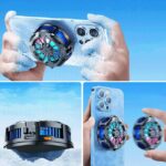 磁気式 スマホ散熱器 X106 スマホ冷却ファン 15Wワイヤレス充電器 タブレット 冷却ファン iPhone/iPad 冷却  半導体 Magsafe スマホ散熱器 携帯クーラー SKU:IPC10092024012 - Image 8
