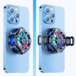 磁気式 スマホ散熱器 X106 スマホ冷却ファン 15Wワイヤレス充電器 タブレット 冷却ファン iPhone/iPad 冷却  半導体 Magsafe スマホ散熱器 携帯クーラー SKU:IPC10092024012 - Image 3