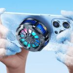 磁気式 スマホ散熱器 X106 スマホ冷却ファン 15Wワイヤレス充電器 タブレット 冷却ファン iPhone/iPad 冷却  半導体 Magsafe スマホ散熱器 携帯クーラー SKU:IPC10092024012 - Image 2