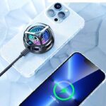 磁気式 スマホ散熱器 X36 スマホ冷却ファン 15Wワイヤレス充電器 タブレット 冷却ファン iPhone/iPad 冷却  半導体 Magsafe スマホ散熱器 携帯クーラー SKU:IPC10092024013 - Image 4