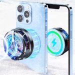 磁気式 スマホ散熱器 X36 スマホ冷却ファン 15Wワイヤレス充電器 タブレット 冷却ファン iPhone/iPad 冷却  半導体 Magsafe スマホ散熱器 携帯クーラー SKU:IPC10092024013 - Image 3