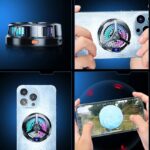 磁気式 スマホ散熱器 X36 スマホ冷却ファン 15Wワイヤレス充電器 タブレット 冷却ファン iPhone/iPad 冷却  半導体 Magsafe スマホ散熱器 携帯クーラー SKU:IPC10092024013 - Image 14