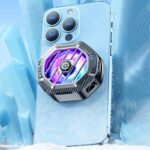 磁気式 スマホ散熱器 15Wワイヤレス充電器 X60 スマホ冷却ファン タブレット 冷却ファン iPhone/iPad 冷却  半導体 Magsafe スマホ散熱器 携帯クーラー SKU:IPC10092024015 - Image 3