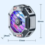 磁気式 スマホ散熱器 15Wワイヤレス充電器 X60 スマホ冷却ファン タブレット 冷却ファン iPhone/iPad 冷却  半導体 Magsafe スマホ散熱器 携帯クーラー SKU:IPC10092024015 - Image 13