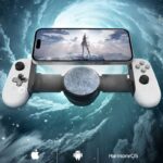 Type-C接続 スマホコントローラー  LEADJOY -M1+H1 スマホ散熱器付き モバイルゲームコントローラー iOS/Android対応 White SKU:IPC10102024005 - Image 2