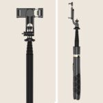Q16 1.56CM 多機能 三脚スタンド 6段階伸縮 自撮り 軽量 コンパク 調節自由 多機能三脚 iphone アンドロイド 三脚スタンド SKU:IPC10102024006 - 画像 (9)