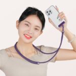 ストラップシート付属  紐7mm *80cm 太め肩掛け ストラップホルダー  携帯ストラップ ショルダーストラップ 携帯ショルダー 全9色 SKU:IPC10102024009 - 画像 (5)