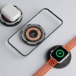 Magsafe対応 3in1ワイヤレス充電器  Apple watch &Air Pods充電可能 ワイヤレス充電 PD15W 快速充電器 magsafe充電器 全5色 SKU:IPC10112024002 - Image 2