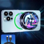 磁気式 スマホ散熱器 15Wワイヤレス充電器 GT28 スマホ冷却ファン タブレット 冷却ファン iPhone/iPad 冷却  半導体 Magsafe スマホ散熱器 携帯クーラー SKU:IPC10112024003 - Image 12