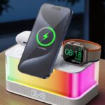 3in1ワイヤレス充電器 PD15W 快速充電器 ブルートゥーススピーカーbluetooth5.0 高音質スピーカー 雰囲気ライト搭載 ワイヤレス充電スタンド機能 ワイヤレス充電器可能 全2色 SKU:IPC10112024007 - 画像 (9)