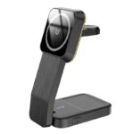 3in1ワイヤレス充電器 Apple watch &Air Pods充電可能 ワイヤレス充電 スタンド機能 PD15W 快速充電器 magsafe充電器 全2色 SKU:IPC10112024010