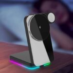 折れ畳式 3in1ワイヤレス充電器 Apple watch &Air Pods充電可能 ワイヤレス充電 スタンド機能 PD15W 快速充電器 magsafe充電器 全2色 SKU:IPC10112024016