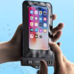 防水ポーチ スマホ防水 ケース  IPX8防水規格 PVC製 携帯防水ケース 完全防水ケース 6.8インチまで対応可能 スマホ防水袋 黒色 SKU:IPC10112024019 - 画像 (8)