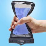 防水ポーチ スマホ防水 ケース  IPX8防水規格 PVC製 携帯防水ケース 完全防水ケース 6.8インチまで対応可能 スマホ防水袋 黒色 SKU:IPC10112024019 - 画像 (2)