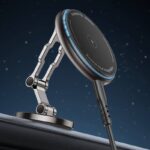 Magsafe対応 車載ホルダー 15Wワイヤレス充電器 スマホホルダー マグネット式車載ホルダー 超強吸着力 ダッシュボードホルダー黒色  SKU:IPC10112024020 - 画像 (4)