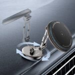 Magsafe対応 車載ホルダー 15Wワイヤレス充電器 スマホホルダー マグネット式車載ホルダー 超強吸着力 ダッシュボードホルダー黒色  SKU:IPC10112024020 - 画像 (2)