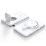 折れ畳式 3in1ワイヤレス充電器 Apple watch &Air Pods充電可能 ワイヤレス充電 スタンド機能 PD15W 快速充電器 magsafe充電器 全2色 SKU:IPC10112024022