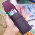 高級本革製ペンケース ペン数枚収納可能 S/L Size 紛失防止 ポーチ ペン収納バッグ 万年筆 ビジネス 筆箱 ペンケース プレゼント 全7色 SKU:IPC10112024037 - 画像 (20)