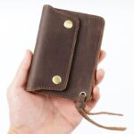 高級本革製 小銭入れ 大容量 財布ケース 財布 小銭/お札/カード カーキー収納可能 全6色 SKU:IPC10112024038