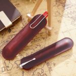 高級本革製 ペンケース ペン入れ 万年筆 ビジネス 筆箱 S/Lサイズ ペンケース プレゼント  筆記用具 全13色 SKU:IPC10112024042 - 画像 (25)