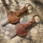 キーホルダー カラビナ キーホルダー本革製 アクセサリー アウトドア 鍵 キーリング 簡単取り付け キーケース 車/バイク/自転車/家の鍵などに最適なキーホルダー 全7色 SKU:IPC10112024044 - Image 5