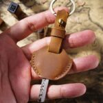 キーホルダー カラビナ キーホルダー本革製 アクセサリー アウトドア 鍵 キーリング 簡単取り付け キーケース 車/バイク/自転車/家の鍵などに最適なキーホルダー 全7色 SKU:IPC10112024044 - Image 3