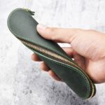 高級本革製 ペンケース ペン入れ 万年筆 ビジネス 筆箱 ファスナー付き ペンケース プレゼント  筆記用具 全7色 SKU:IPC10112024045 - Image 18