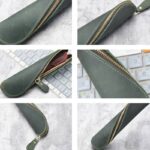 高級本革製 ペンケース ペン入れ 万年筆 ビジネス 筆箱 ファスナー付き ペンケース プレゼント  筆記用具 全7色 SKU:IPC10112024045 - Image 7