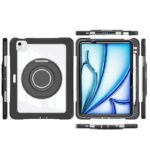 iPad Air 13 2024 2in1 PC+TPU ケース ペン収納 アップル アイパッド ipad pro 12.9inch ケース スタンド機能 衝撃吸収 保護カバー 全6色 SKU:IPC10112024048 - Image 11