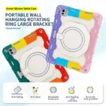 ipad mini6 2in1 PC+TPU ケース アップル アイパッド ペン収納 ipad pro 12.9inch ケース スタンド機能 衝撃吸収 保護カバー 全6色 SKU:IPC10112024049 - Image 29