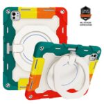ipad mini6 2in1 PC+TPU ケース アップル アイパッド ペン収納 ipad pro 12.9inch ケース スタンド機能 衝撃吸収 保護カバー 全6色 SKU:IPC10112024049