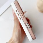 iPhone 16 Pro max 合成革 背面型ケース magsafe対応ケース iPhoneシリーズ対応 背面型ケース iPhone16pro PUレザー ケース スマホケース 全3色 SKU:IPC101152024018 - 画像 (4)
