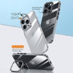 iPhone16 2in1 PC+TPU ケース マグネットカメラリング付き iPhone16 ケース 全面保護 magsafe対応ケース iphone全機種対応 ケース スマホケース 全2色 SKU:IPC101152024032 - Image 6