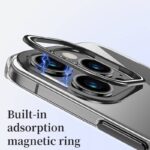 iPhone16 2in1 PC+TPU ケース マグネットカメラリング付き iPhone16 ケース 全面保護 magsafe対応ケース iphone全機種対応 ケース スマホケース 全2色 SKU:IPC101152024032 - Image 2