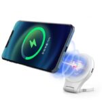 折れ畳み式 2in1ワイヤレス充電器 Apple watch &Air Pods充電可能 ワイヤレス充電 スタンド機能 PD15W 快速充電器 magsafe充電器 全2色 SKU:IPC10132024005 - Image 3